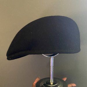 Vintage Men Black Ascot Cap